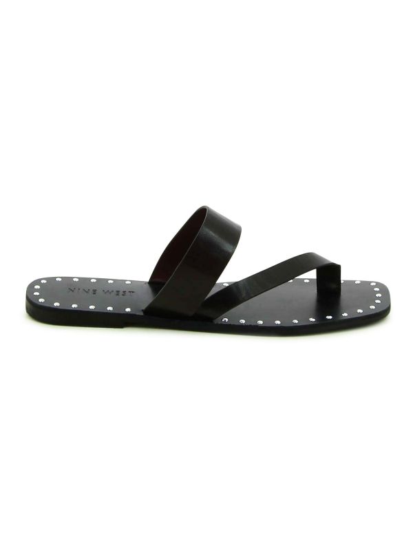 Violet כפכפי אצבע עם ניטים