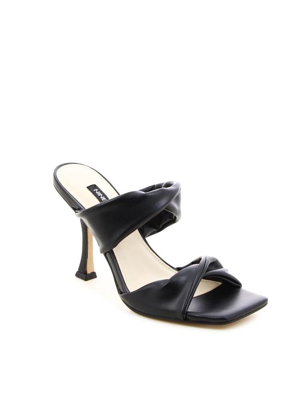 כפכפי עקב עם רצועות רחבות