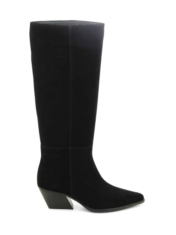 מגפי עקב במראה זמש