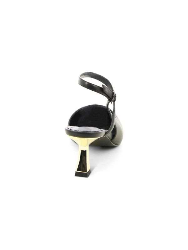 נעלי עקב עם רצועות מוצלבות AMBER