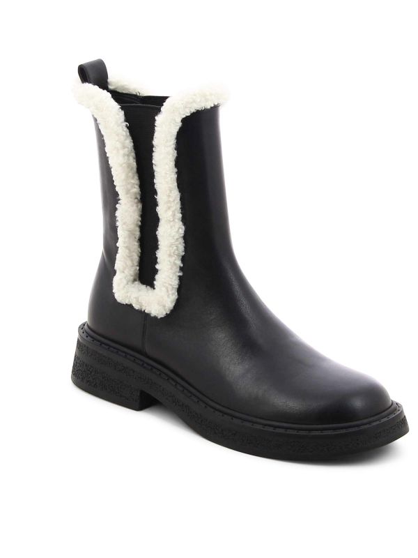 מגפונים אופנתיים עם צמר