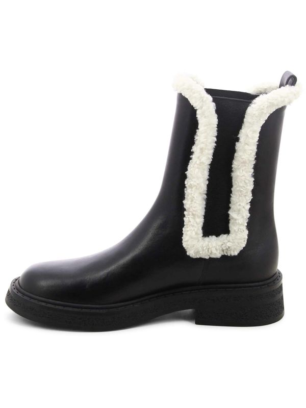 מגפונים אופנתיים עם צמר