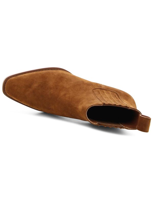 מגפוני זמש עם עקב לנשים