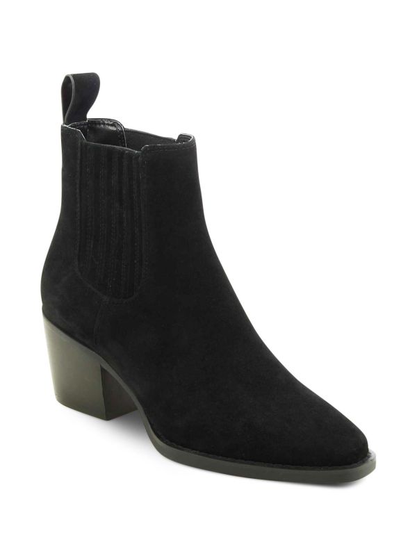 מגפוני זמש עם עקב לנשים