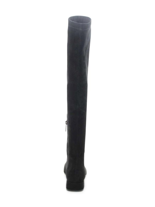 מגפי ברך שטוחים מחודדים