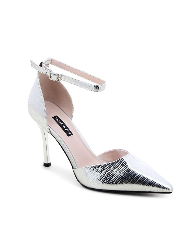 נעלי סירה מטאליות לנשים עם עקב דק