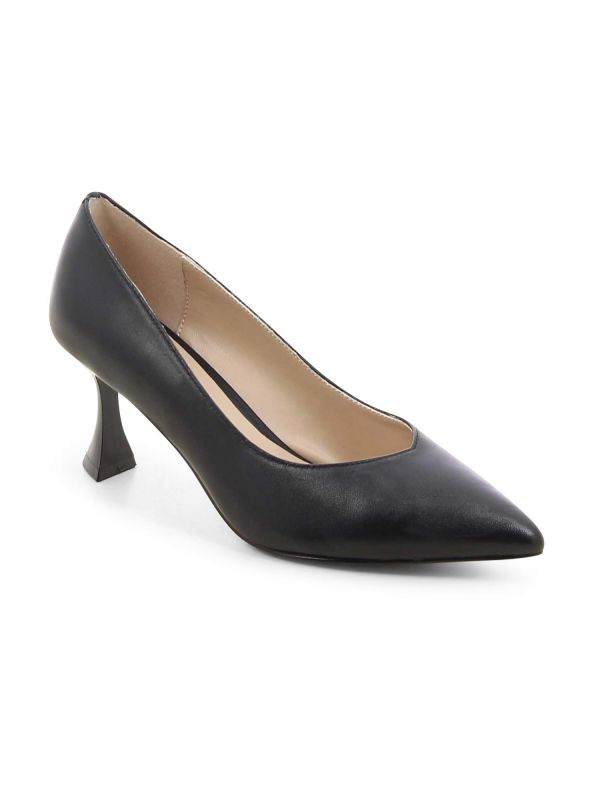 נעלי סירה לנשים בסגנון קלאסי עם עקב בינוני