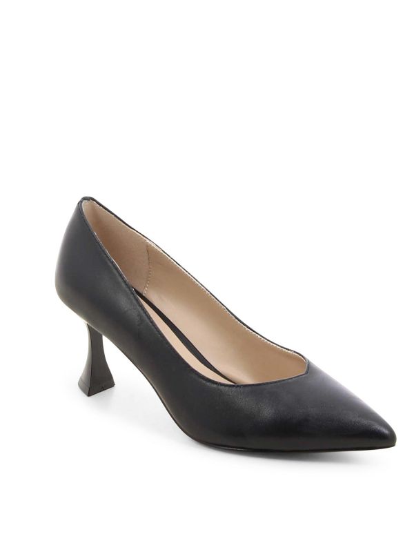 נעלי סירה לנשים בסגנון קלאסי עם עקב בינוני