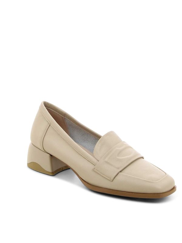 נעלי מוקסין קלאסיות לנשים עם עקב