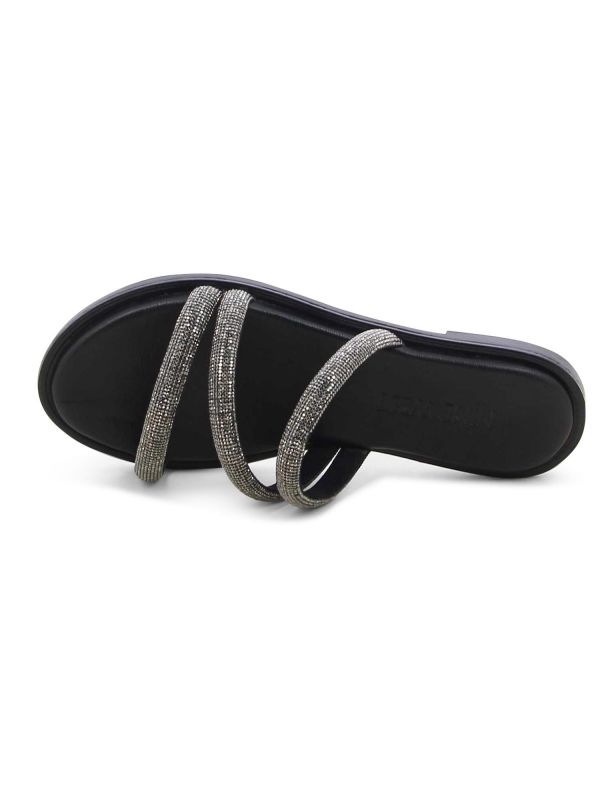 כפכפי רצועות חרוזים לנשים