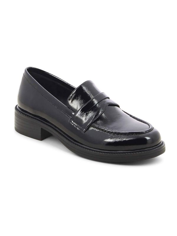 נעלי מוקסין בגימור מבריק לנשים