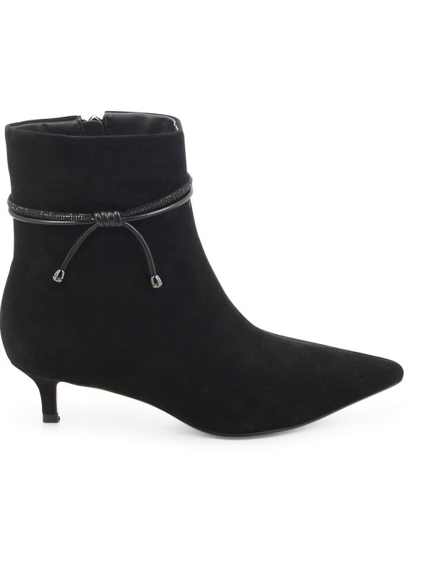 מגפוני שפיץ עם עקב קיטן לנשים