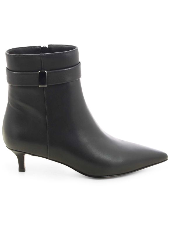 מגפוני שפיץ עם עקב קטן לנשים