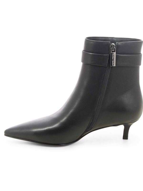 מגפוני שפיץ עם עקב קטן לנשים