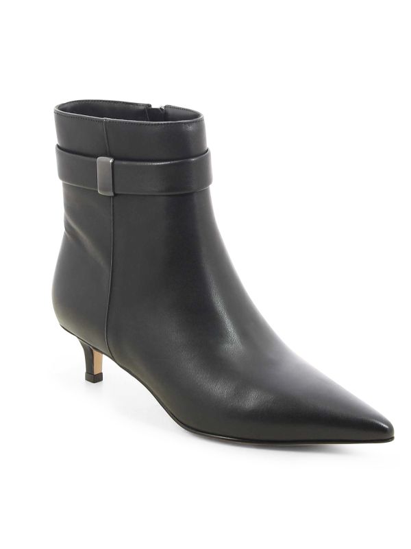 מגפוני שפיץ עם עקב קטן לנשים