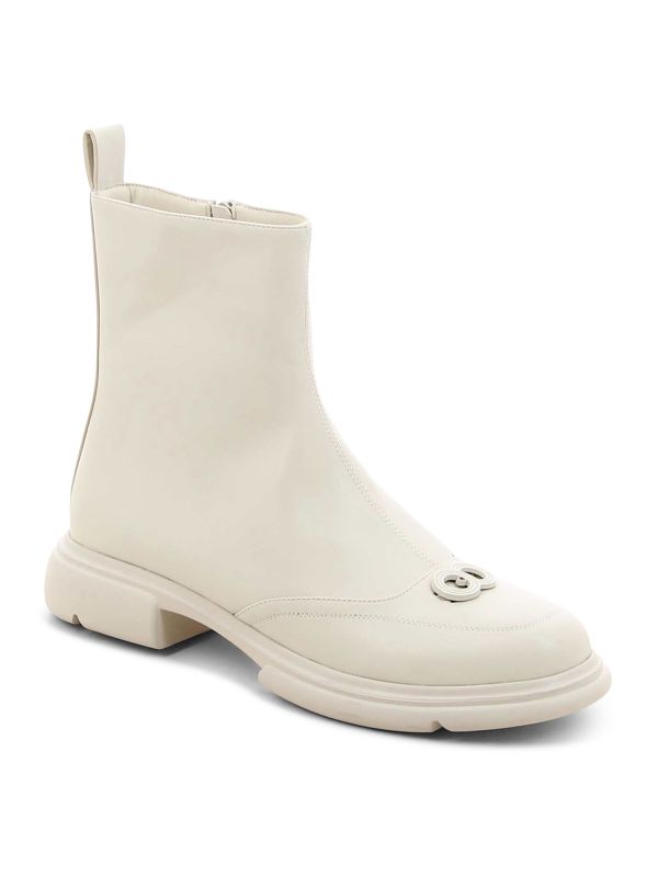 מגפוני נשים עם תכשיט עגול