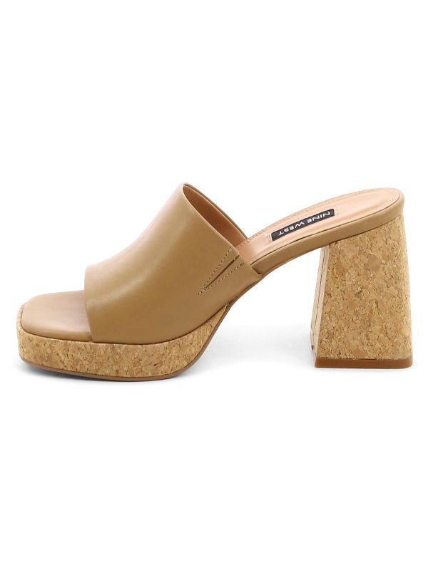 כפכפי עקב עם הגבהה קדמית לנשים