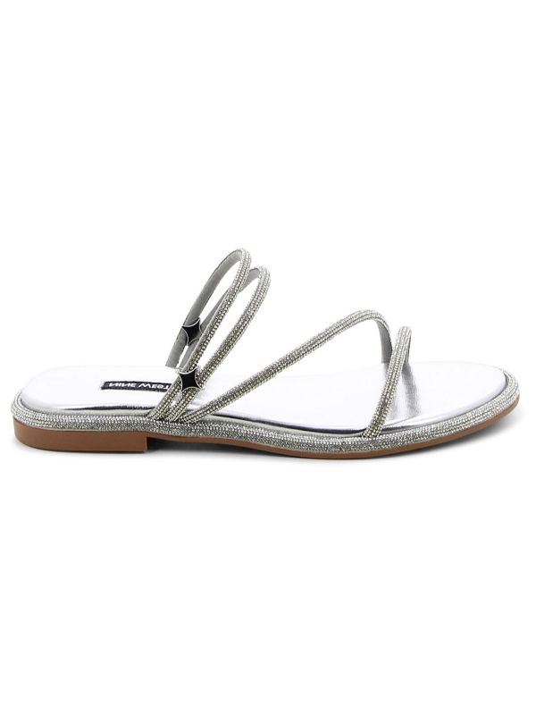 כפכפי רצועות עם אבנים לנשים