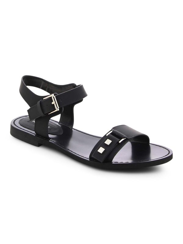 סנדלי נשים שטוחים עם רצועות