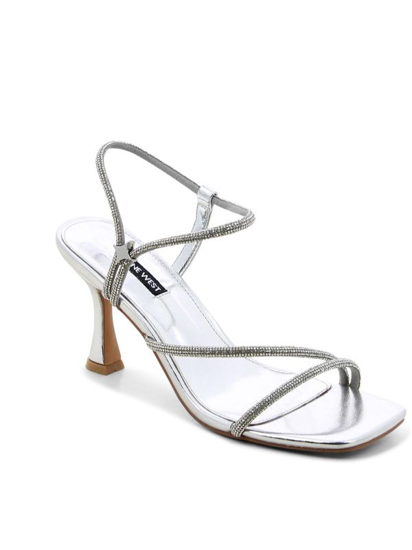 סנדלי עקב עם אבנים IRENE