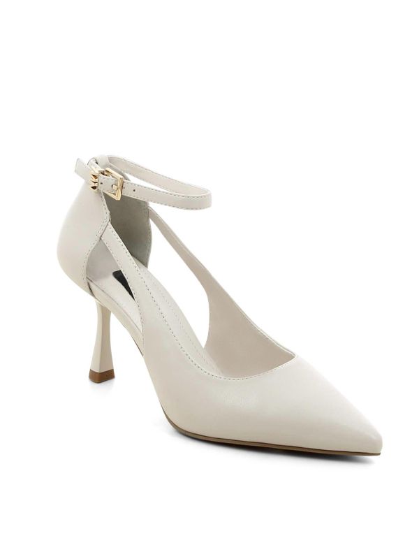 נעלי עקב מעוצבות מעור