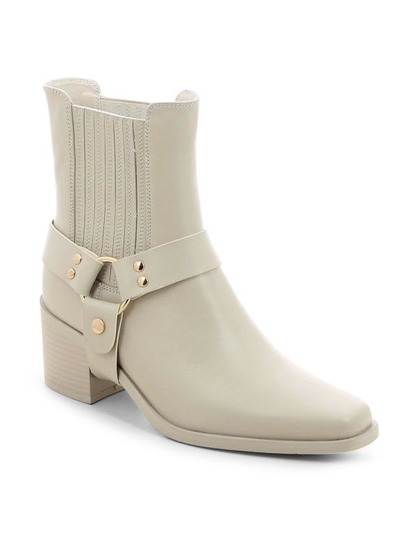 מגפוני בוקרים עם אבזם עגול לנשים