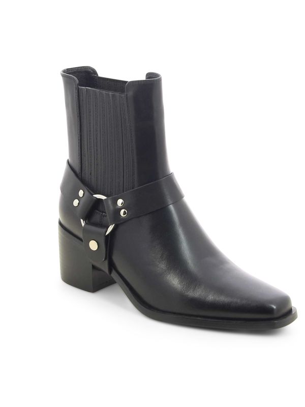 מגפוני בוקרים עם אבזם עגול לנשים