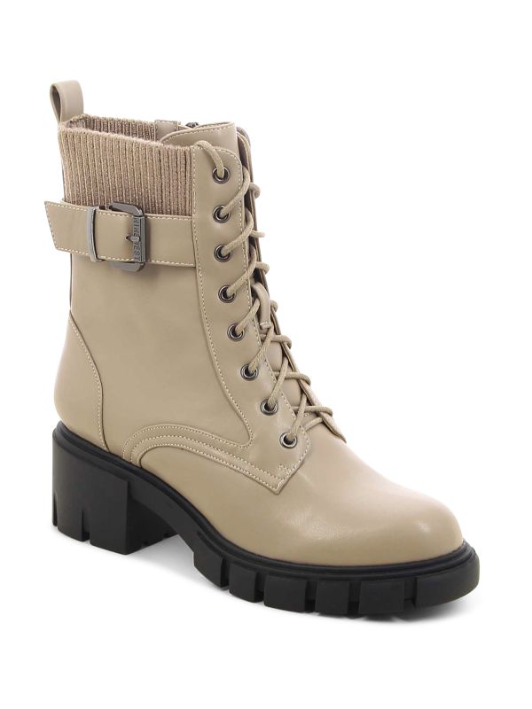 נעליים צבאיות עם עקב טרקטור לנשים