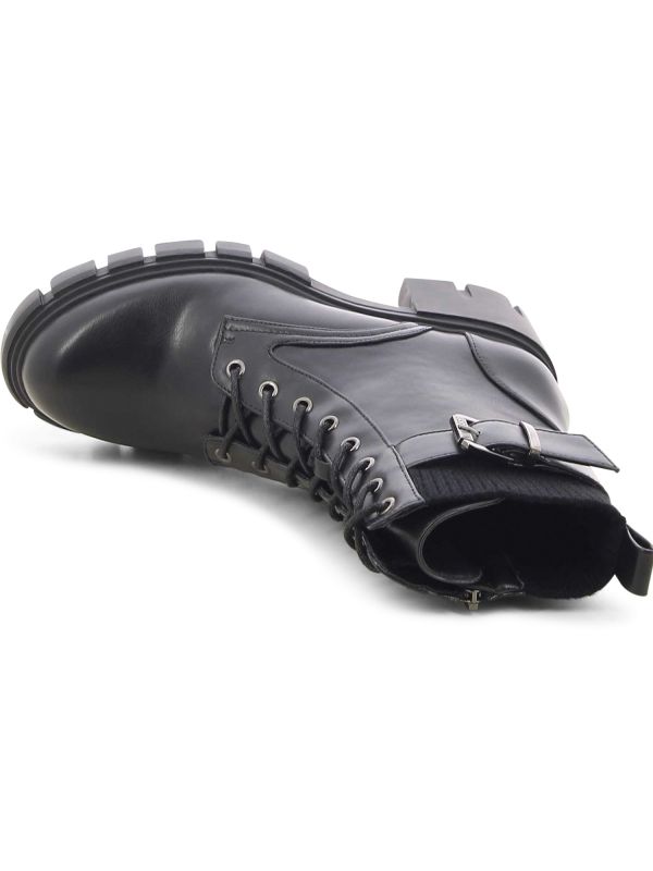 נעליים צבאיות עם עקב טרקטור לנשים