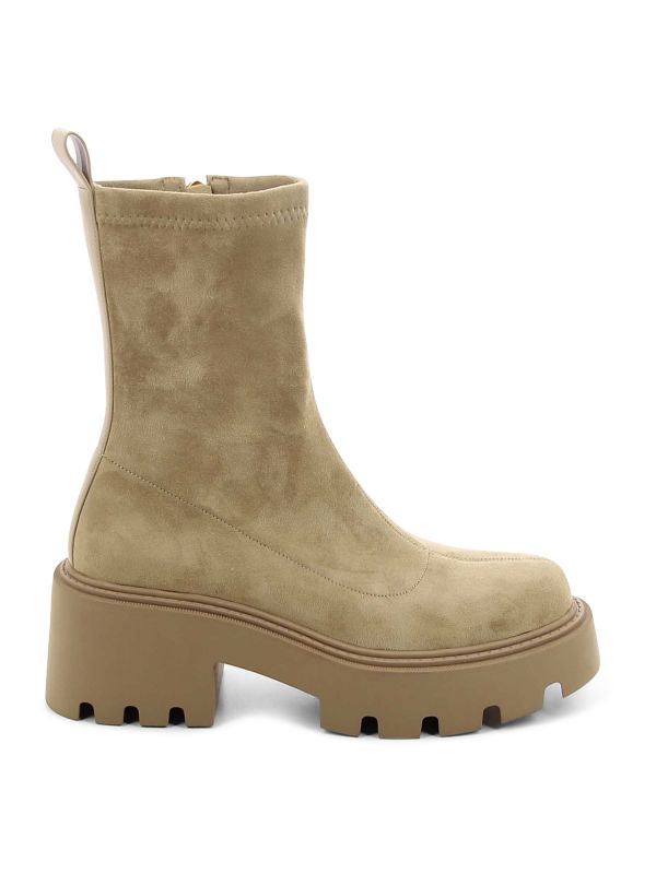 מגפוני גרב לנשים עם סוליית טרקטור