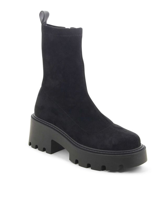 מגפוני גרב לנשים עם סוליית טרקטור