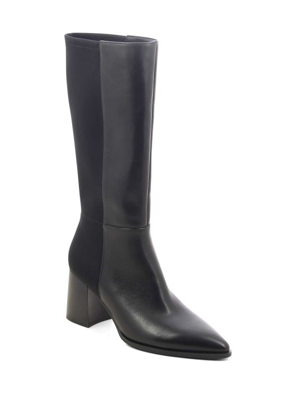 מגפיים עם עקב צ’אנקי לנשים