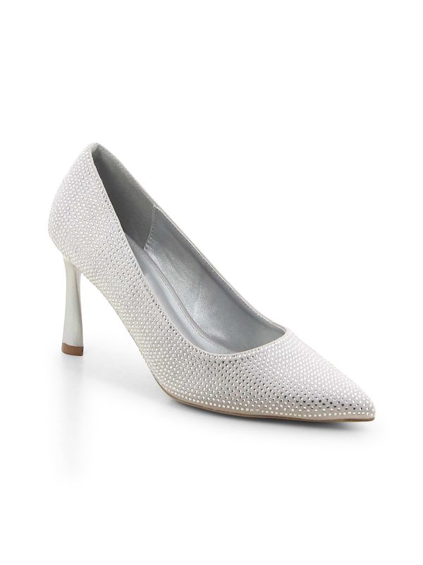 נעלי סירה מנצנצות עם עקב לנשים