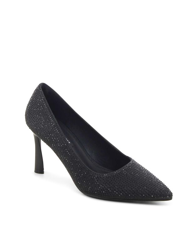 נעלי סירה מנצנצות עם עקב לנשים