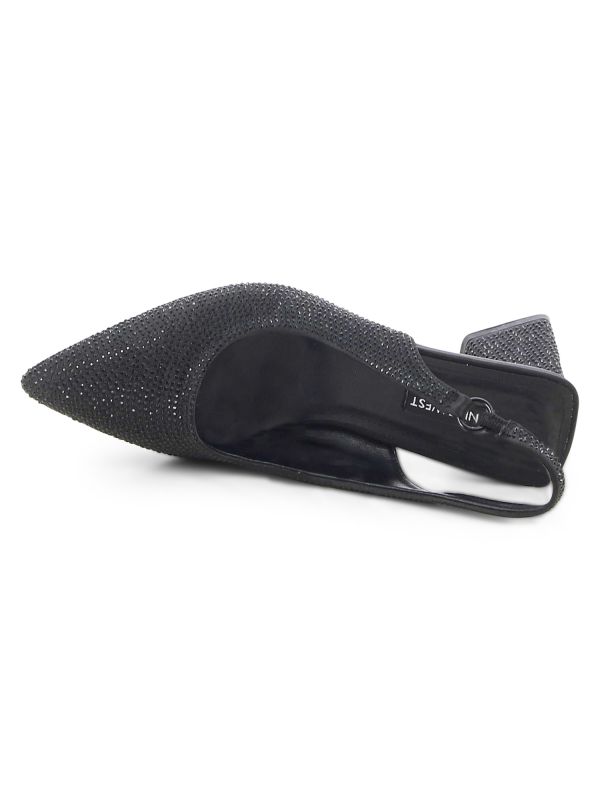 נעלי סירה מנצנצות עם עקב לנשים