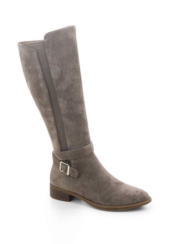 מגפיים גבוהים זמש לנשים