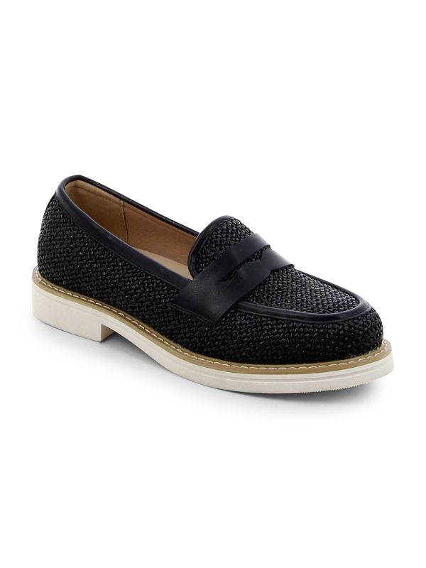 נעלי מוקסין קלועות לנשים