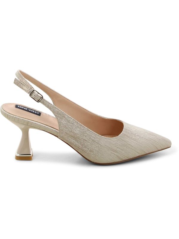 נעלי עקב סירה מטאליות לנשים