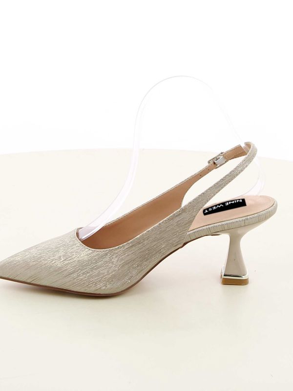 נעלי עקב סירה מטאליות לנשים