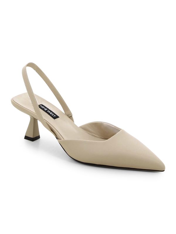 נעלי עקב סירה עם פתח אחורי לנשים