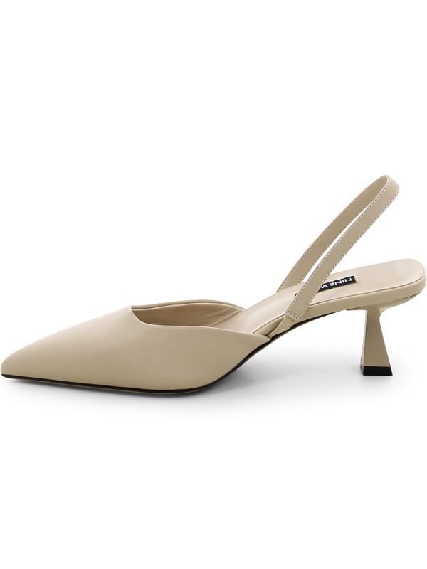 נעלי עקב סירה עם פתח אחורי לנשים