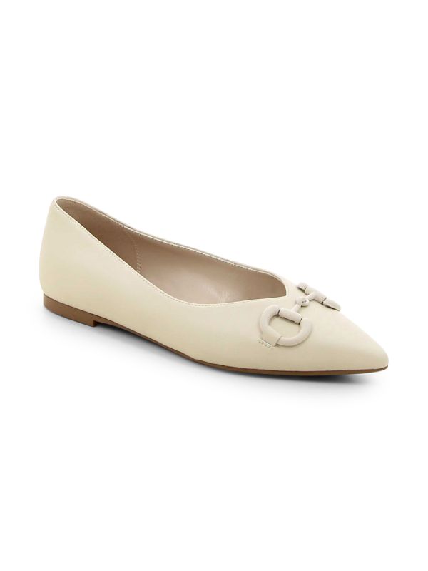 נעלי סירה שטוחות עם שרשרת לנשים