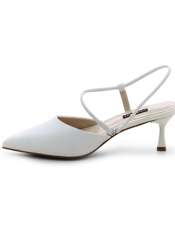 נעלי סירה עם עקב ופתח אחורי לנשים