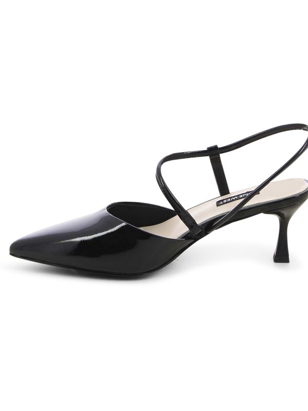 נעלי סירה עם עקב ופתח אחורי לנשים