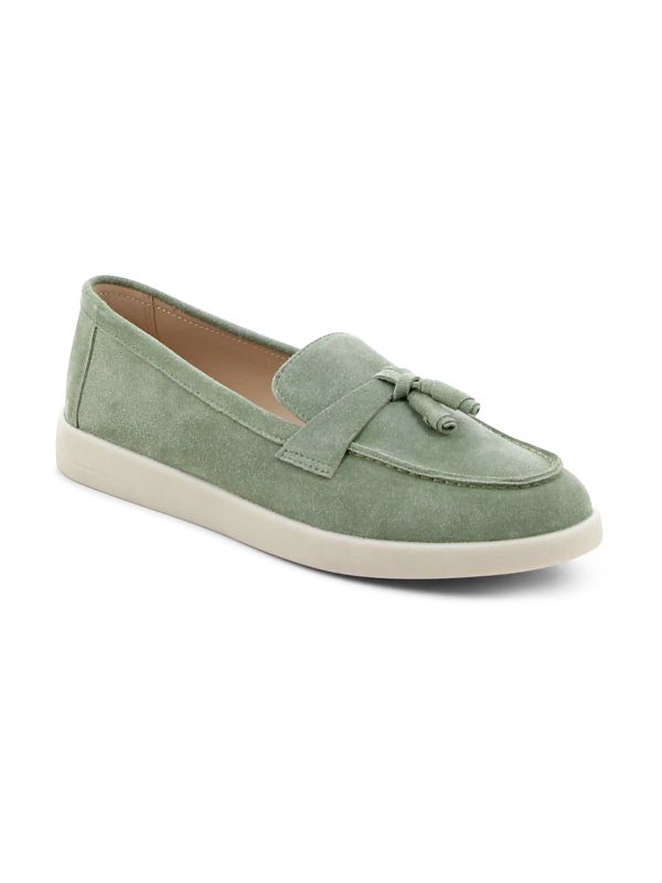 נעלי מוקסין עם פרנזים לנשים