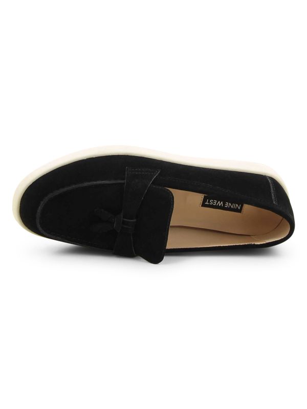 נעלי מוקסין עם פרנזים לנשים