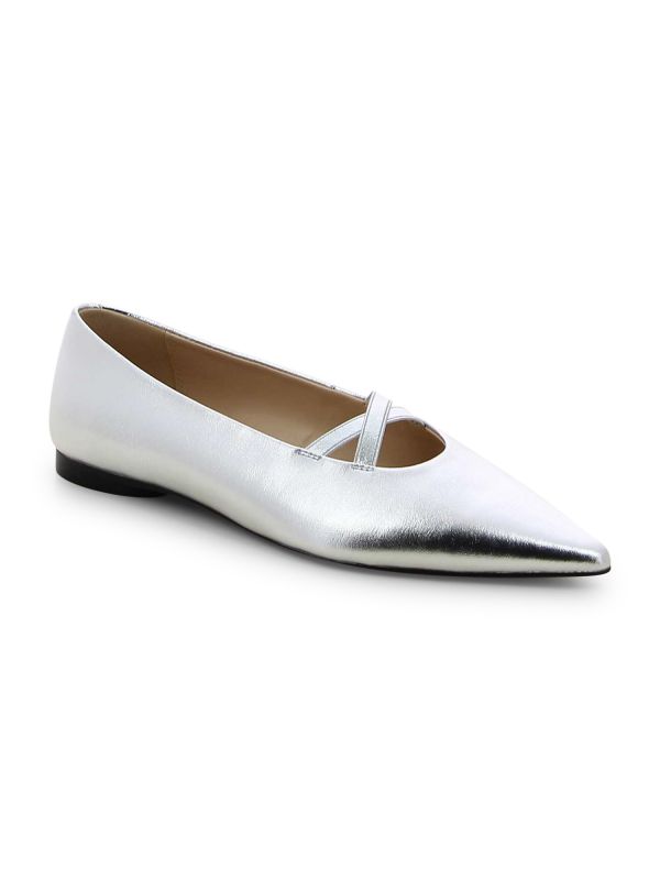 נעלי סירה שטוחות עם שפיץ לנשים