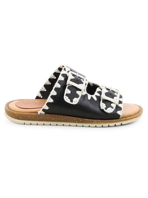 כפכפי רצועות עם רקמה לנשים