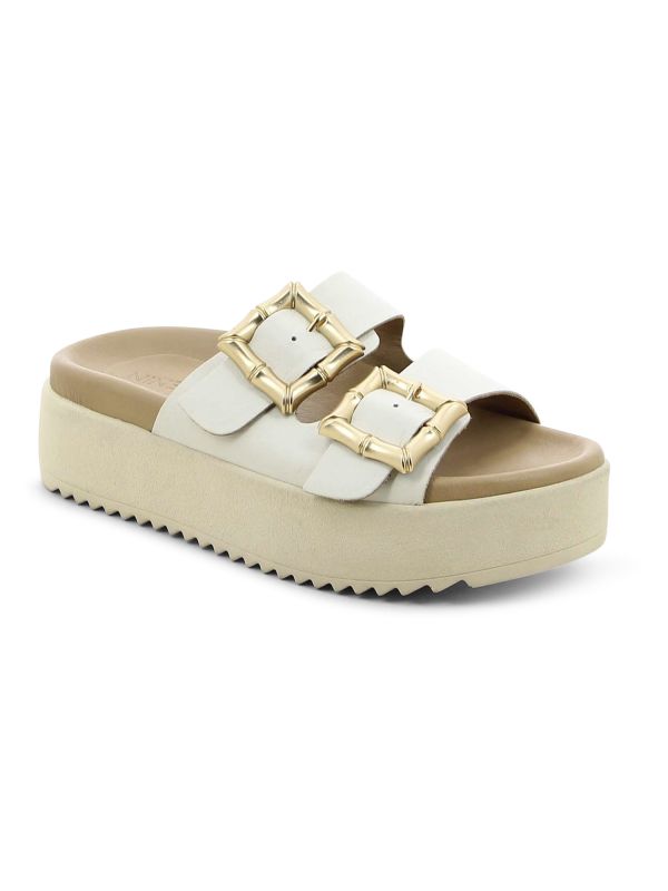 כפכפי פלטפורמה עם רצועות לנשים