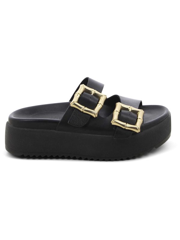 כפכפי פלטפורמה עם רצועות לנשים